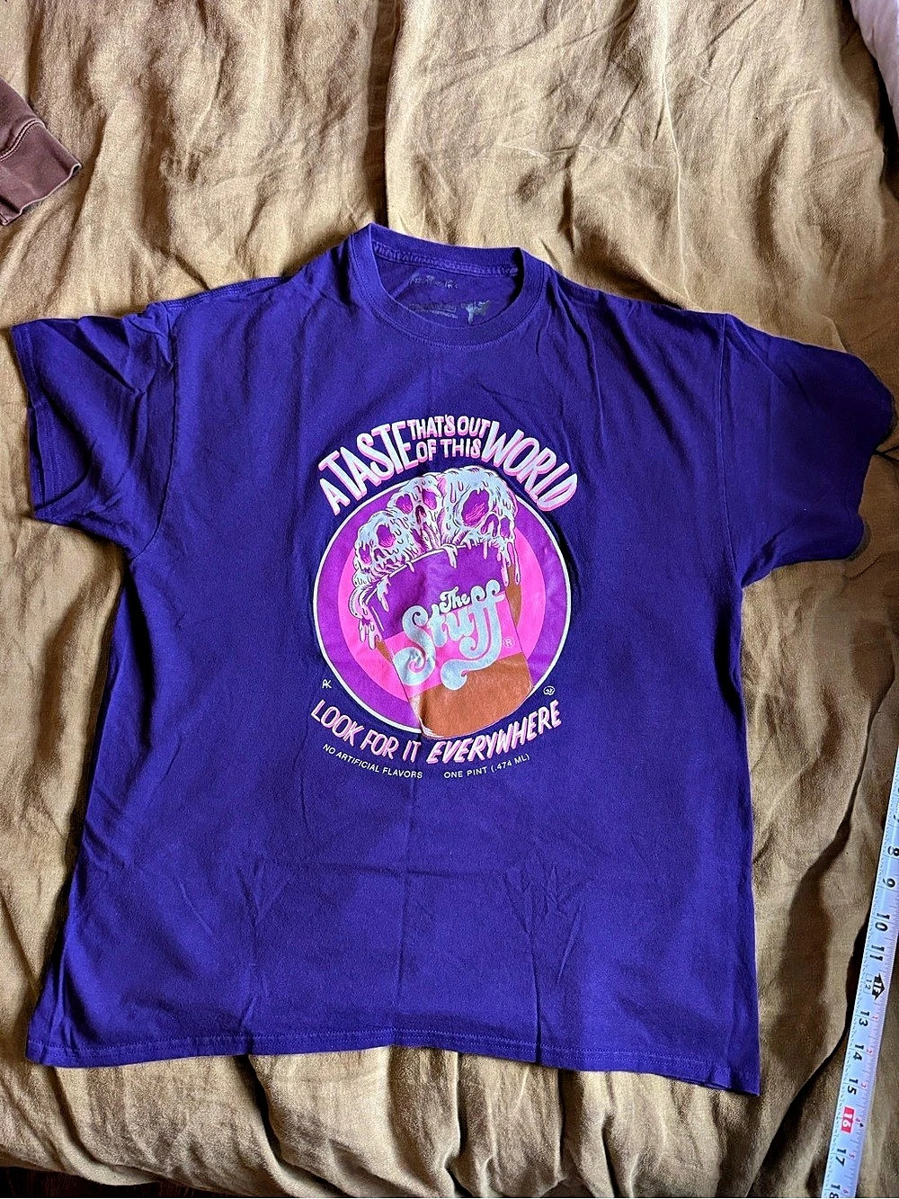 Graphic Short Sleeve Tee in Purple & Pink